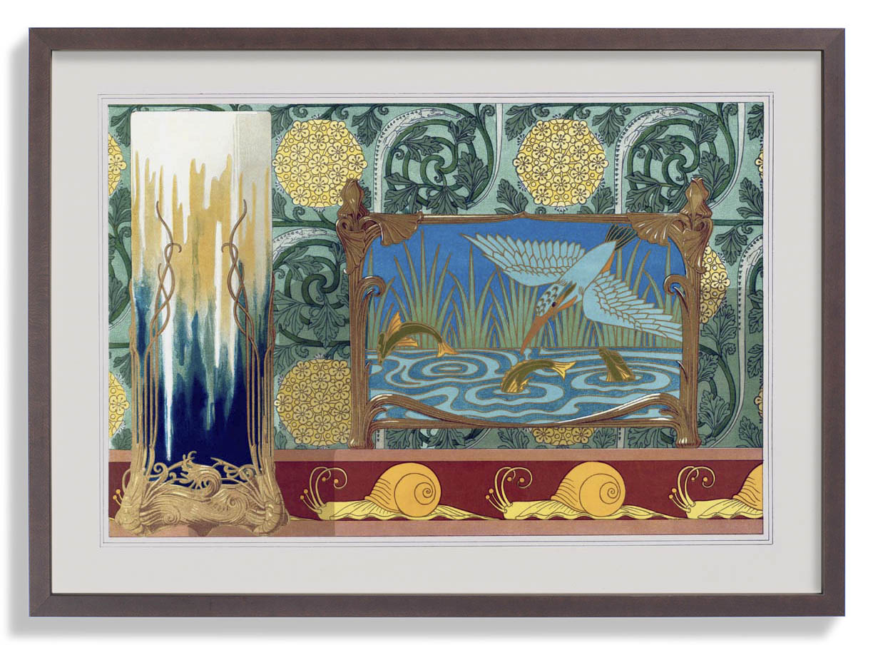 Bird on the Lake and Snails