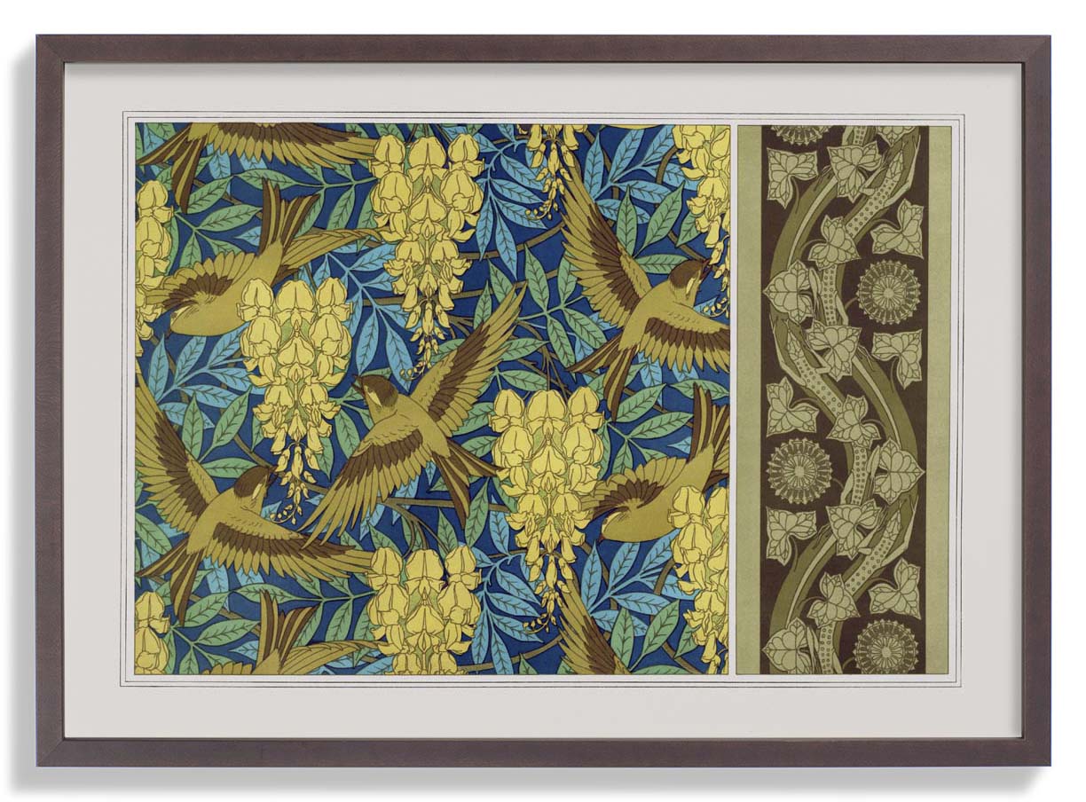 Birds, Flowers and Leaves