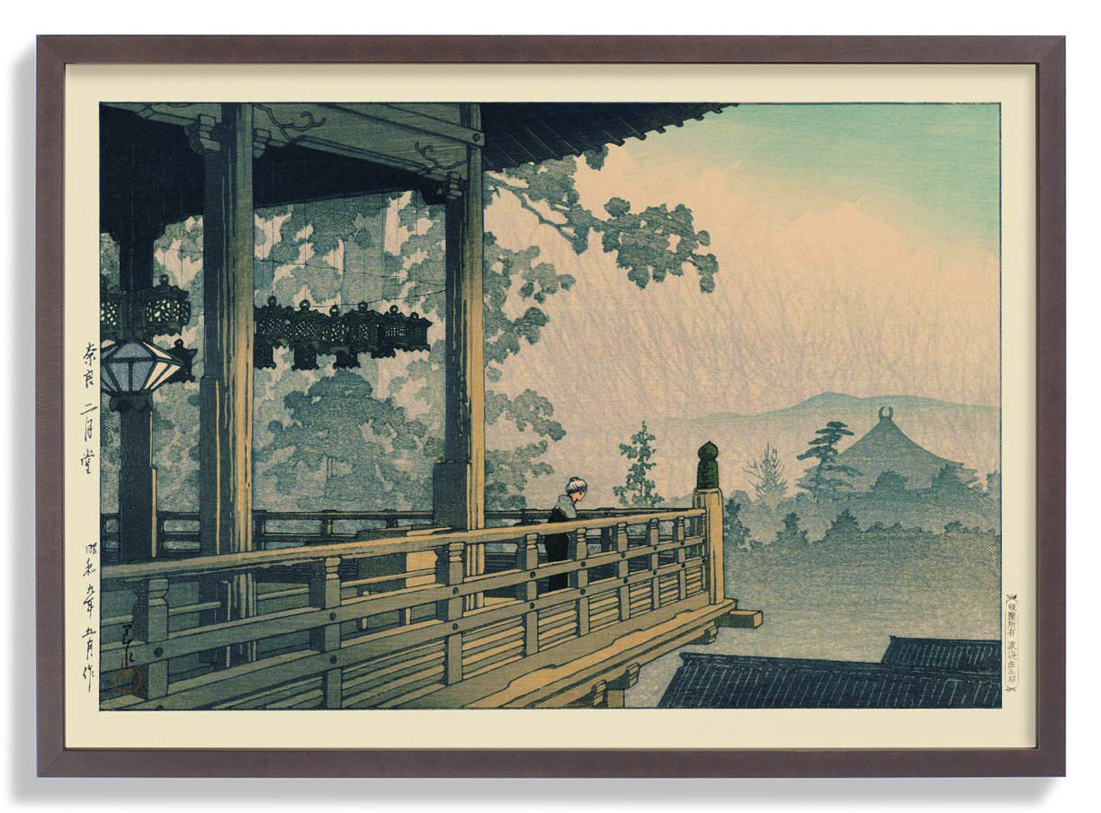 Nigatsudo-Tempel, Nara von Hasui