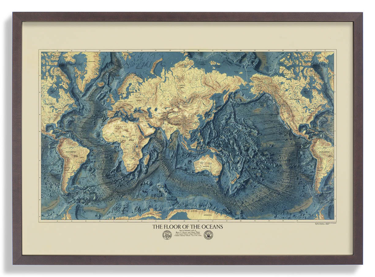 Der Boden der Ozeane Poster