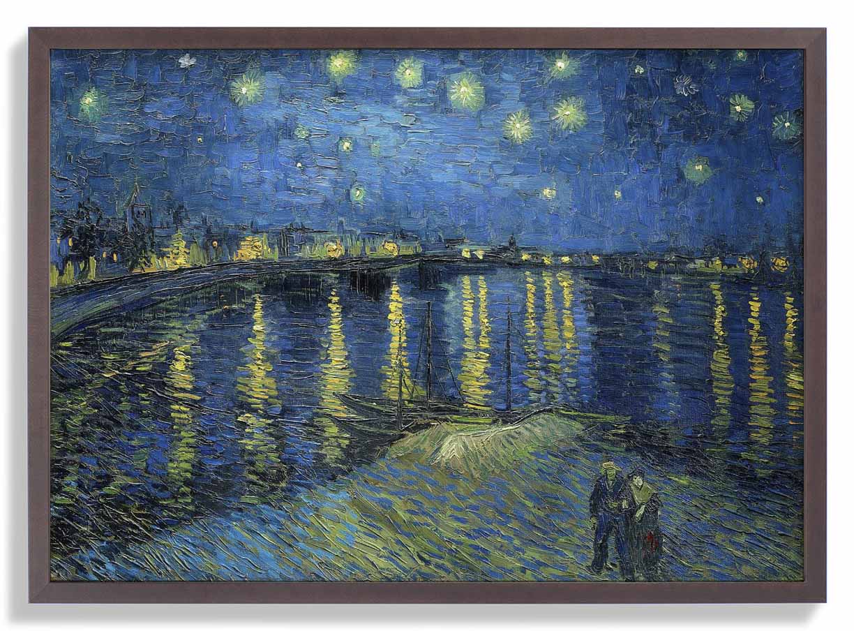 Sternennacht über der Rhone von Van Gogh