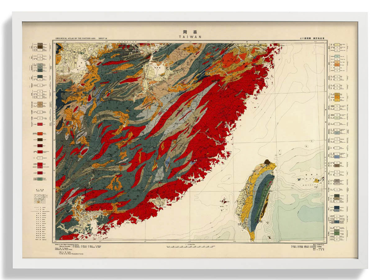 Geologie Asiens - Taiwan
