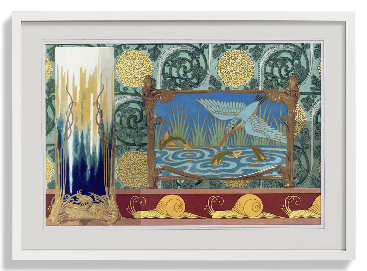 Bird on the Lake and Snails