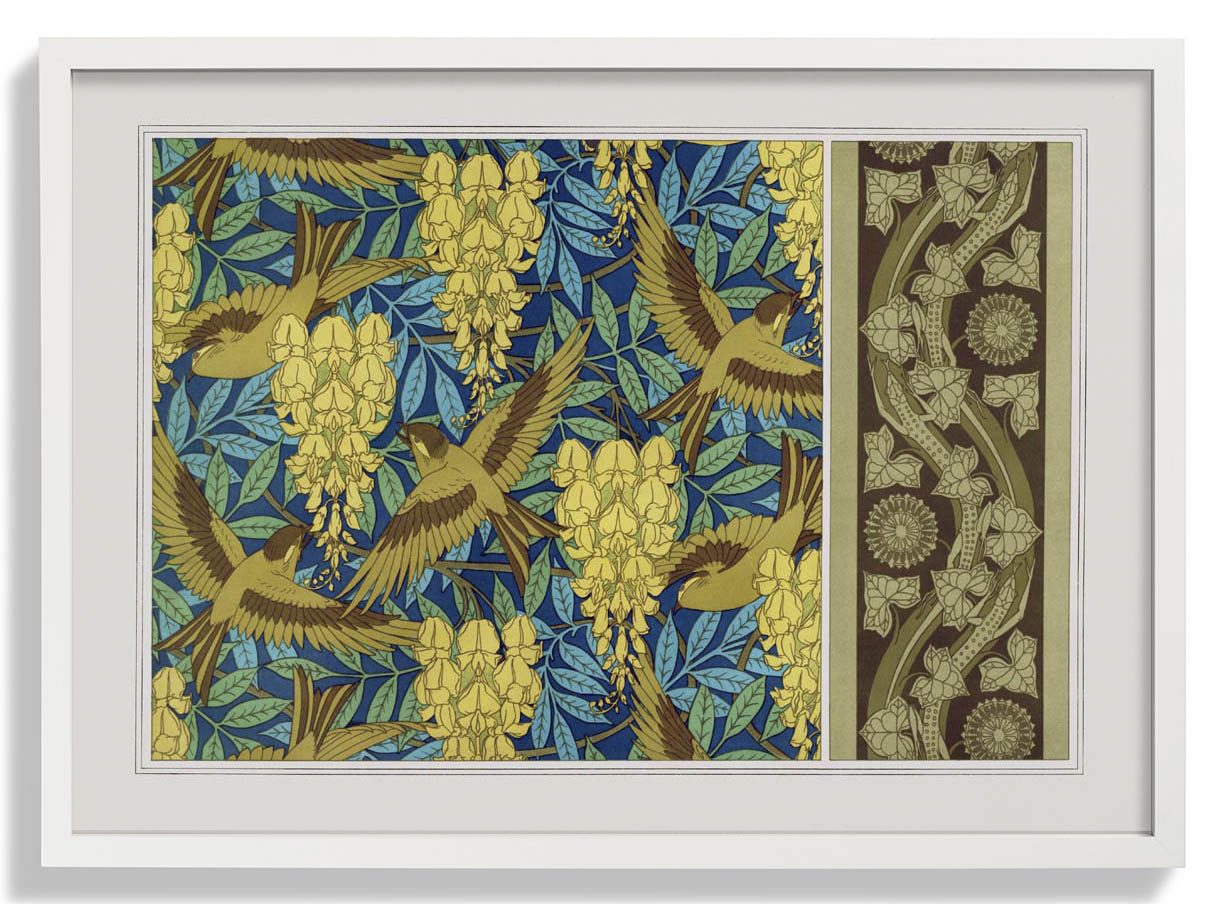 Birds, Flowers and Leaves