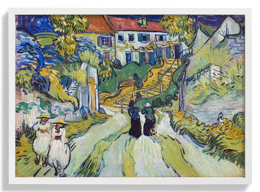 Die Treppe in Auvers von Van Gogh