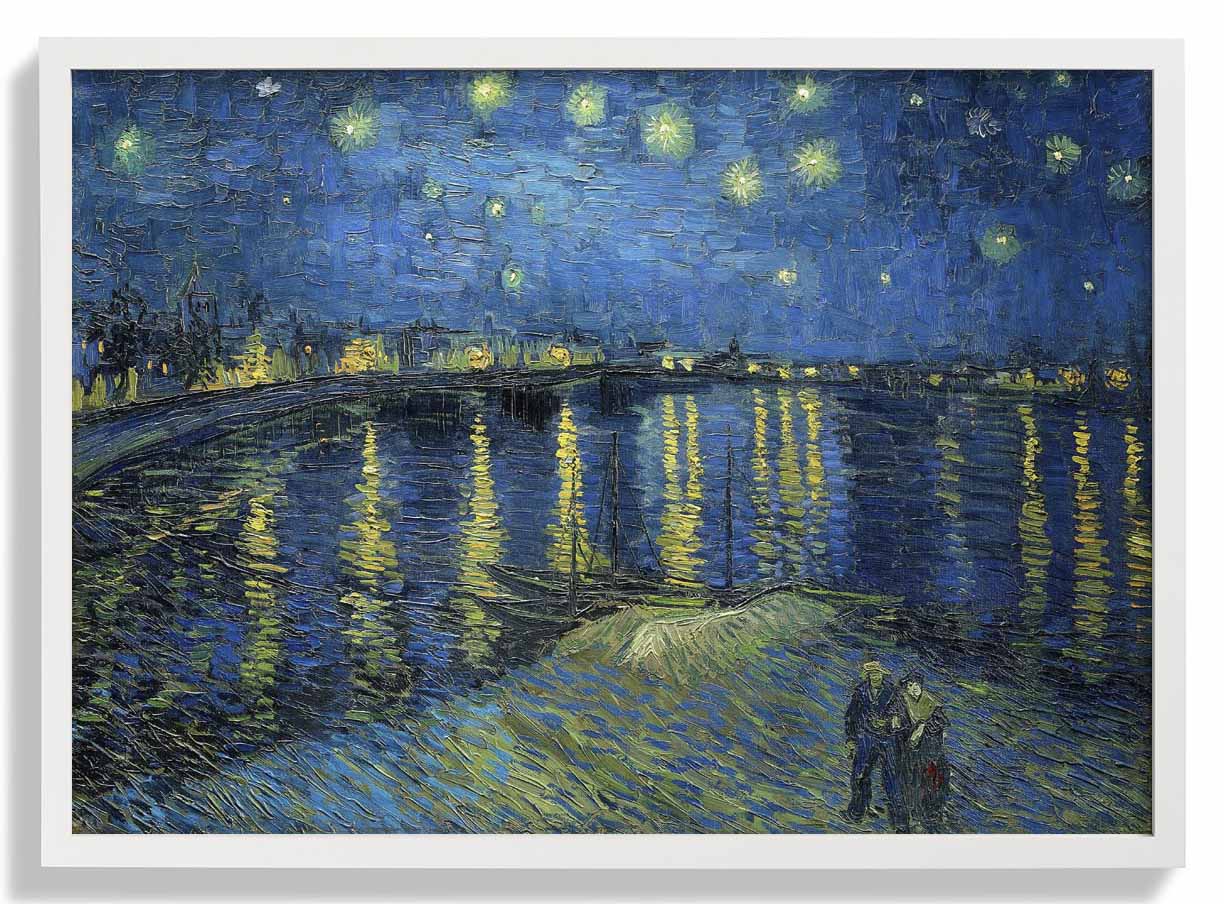 Sternennacht über der Rhone von Van Gogh