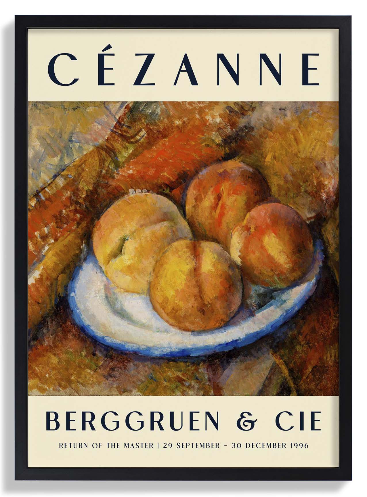 Four Peaches Art Exhibition By Paul Cézanne