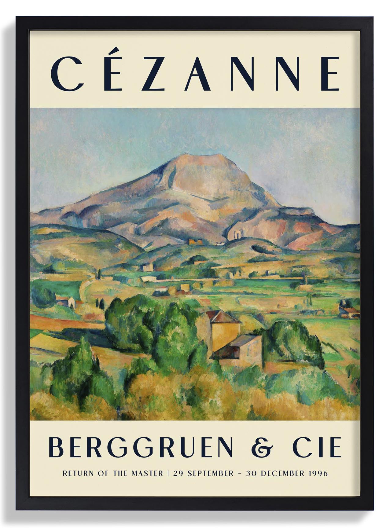 Mont Sainte Victoire Art Exhibition By Paul Cézanne