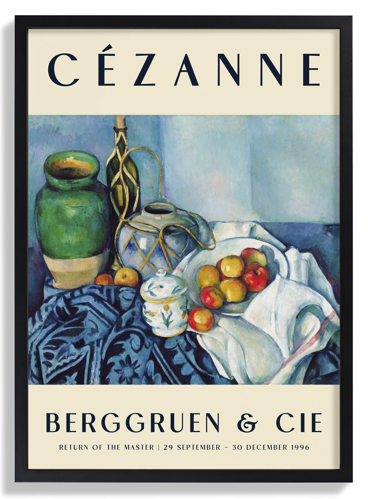 Still Life with Apples Art Exhibition By Paul Cézanne