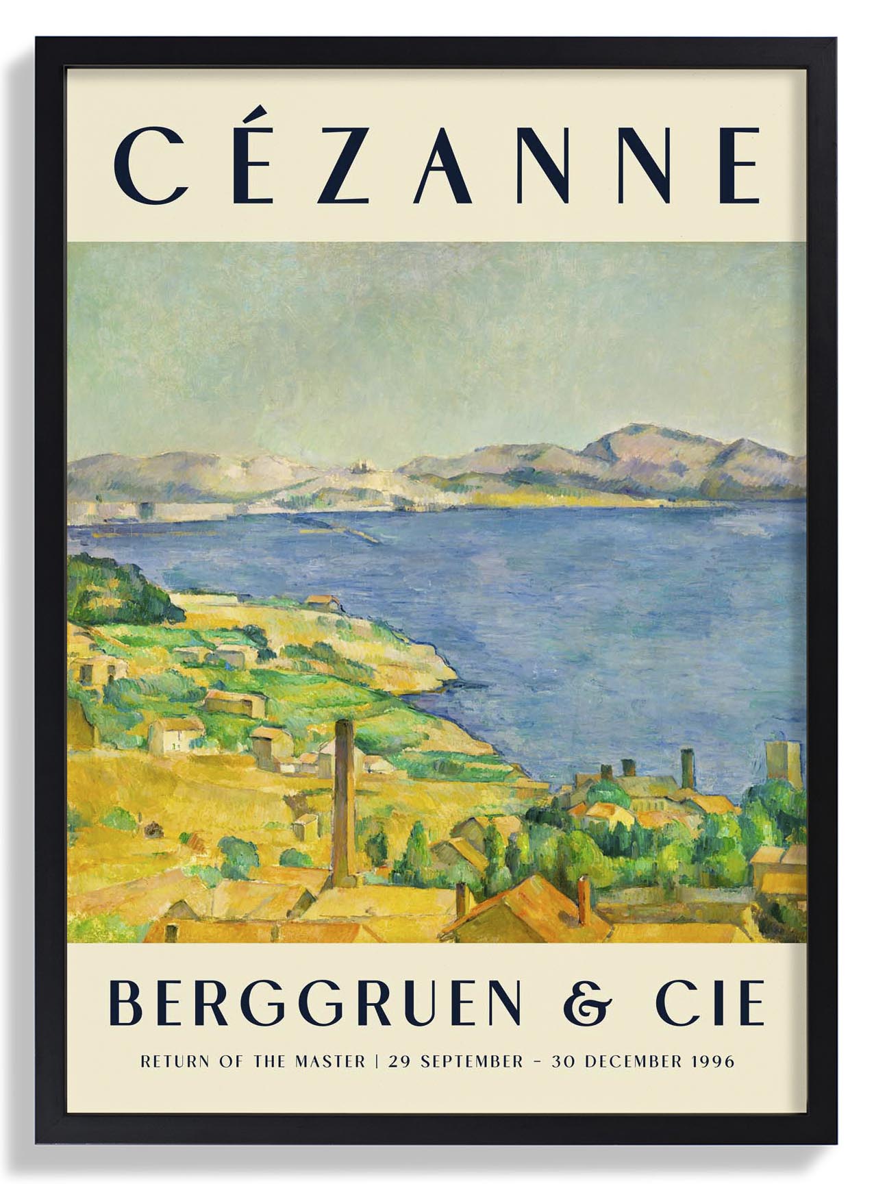 The Gulf of Marseilles Art Exhibition By Paul Cézanne