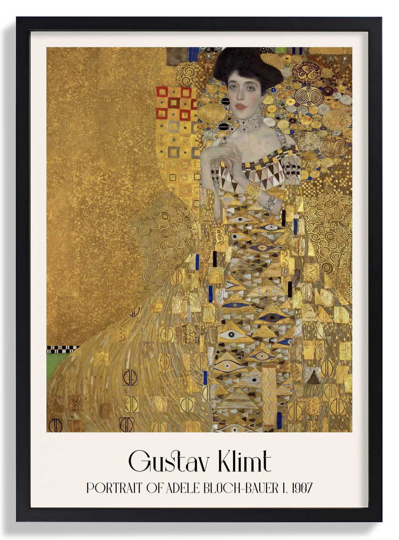 Portrait of Adele Bloch Bauer I by Gustav Klimt