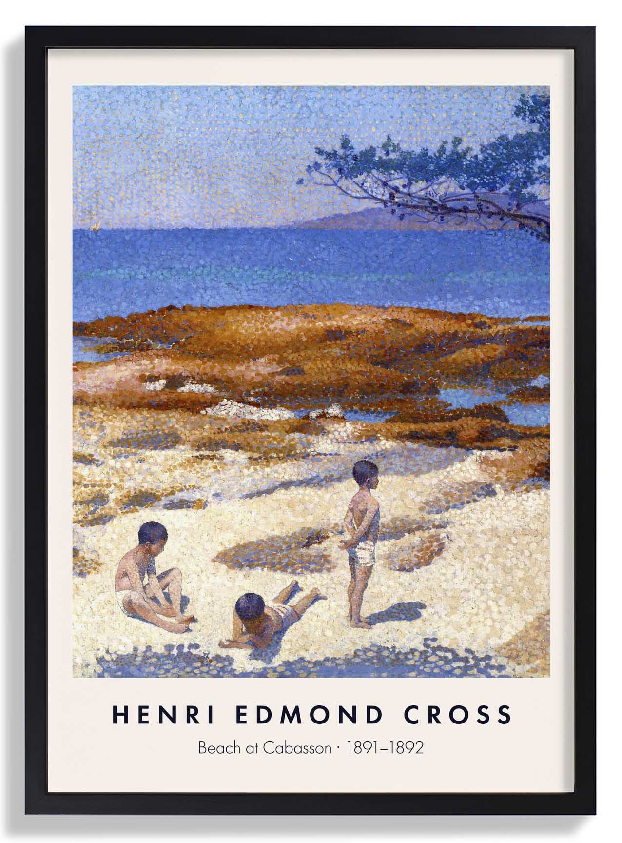 Beach at Cabasson by Henri Edmond Cross