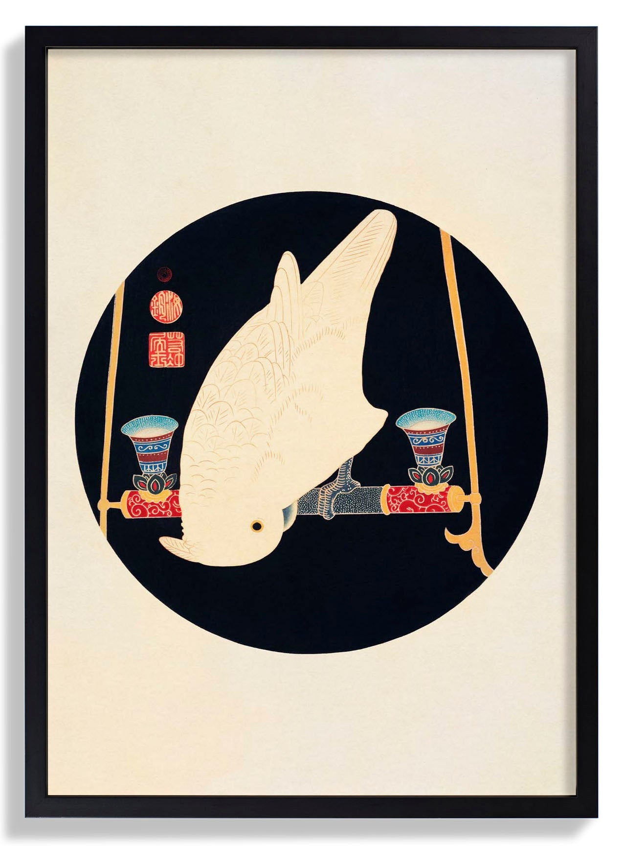 The White Macaw by Ito Jakuchu