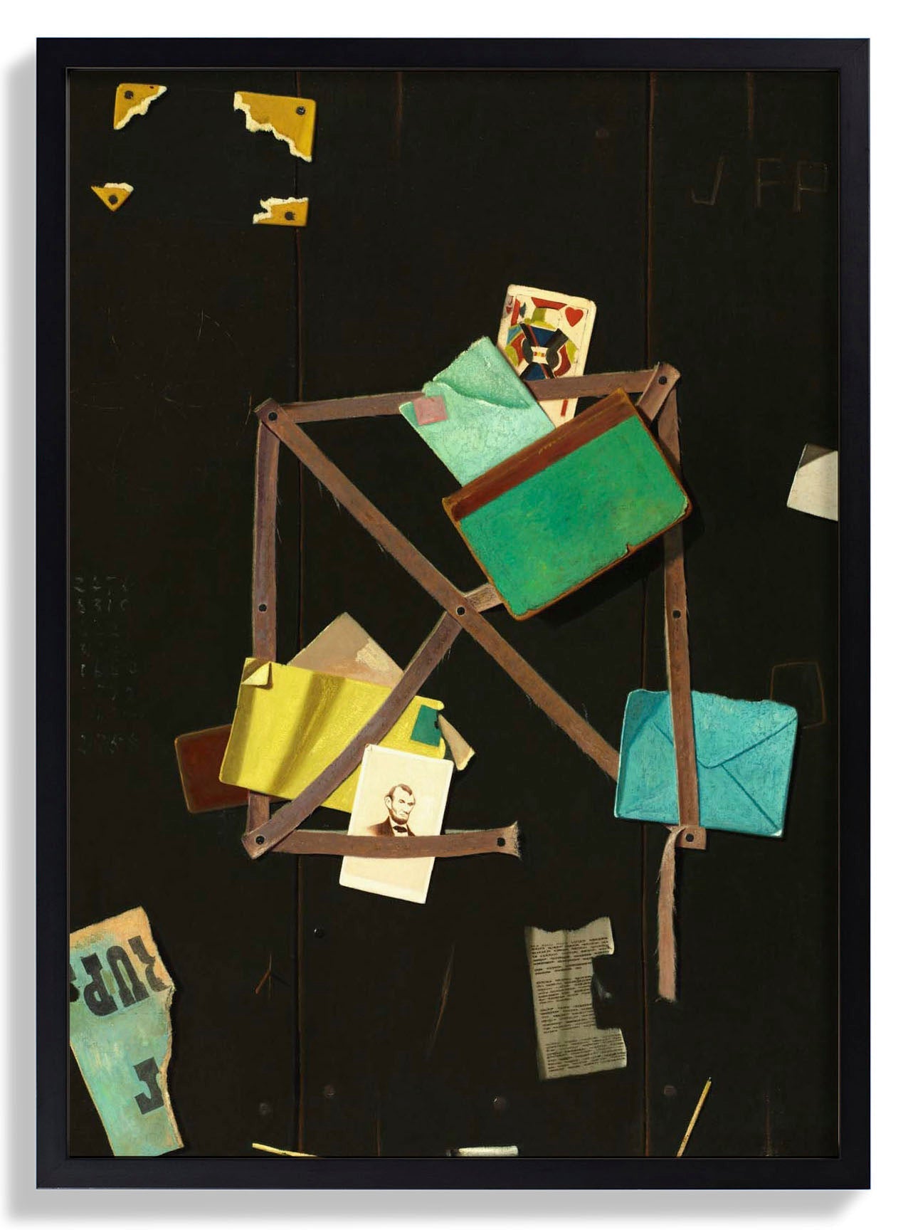 Card Rack with a Jack of Hearts by John Frederik Peto