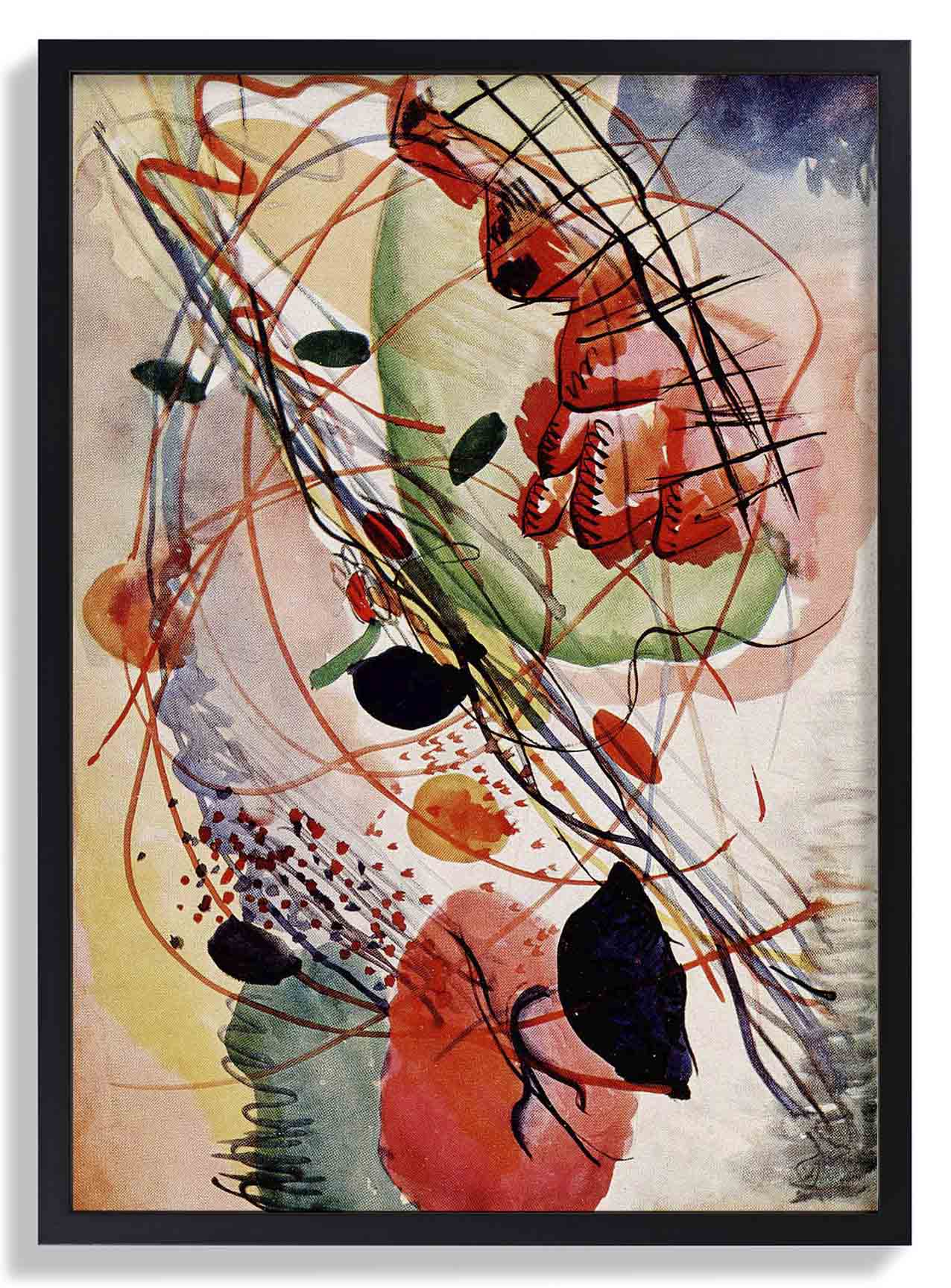 Aquarell Print by Wassily Kandinsky