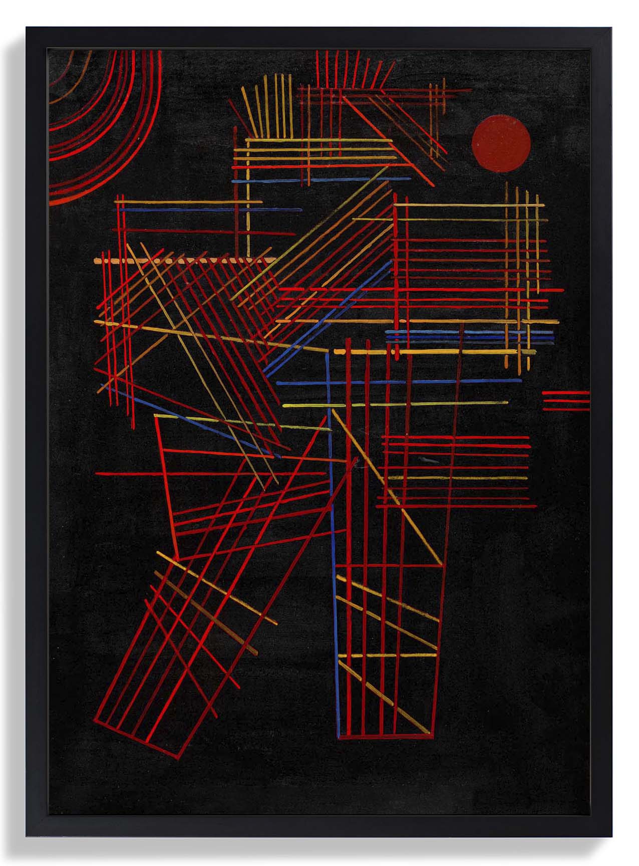 Colored Sticks by Wassily Kandinsky