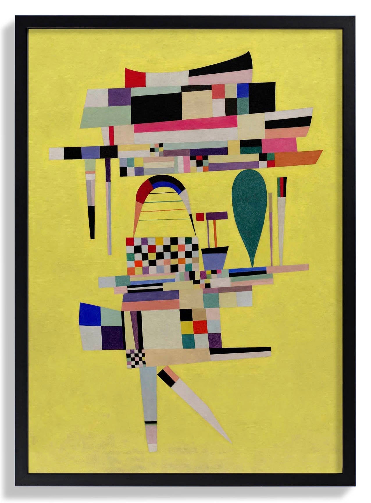 Yellow Painting by Wassily Kandinsky