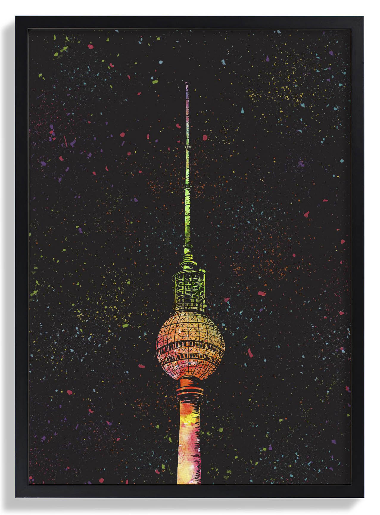 Berlin Splat TV Tower by Kaitlyn Parker