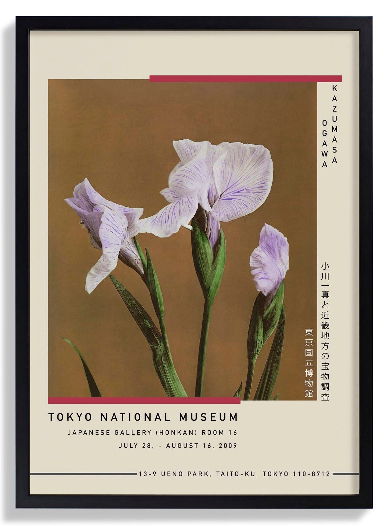 Three Iris Kæmpferi by Kazumasa Exhibition