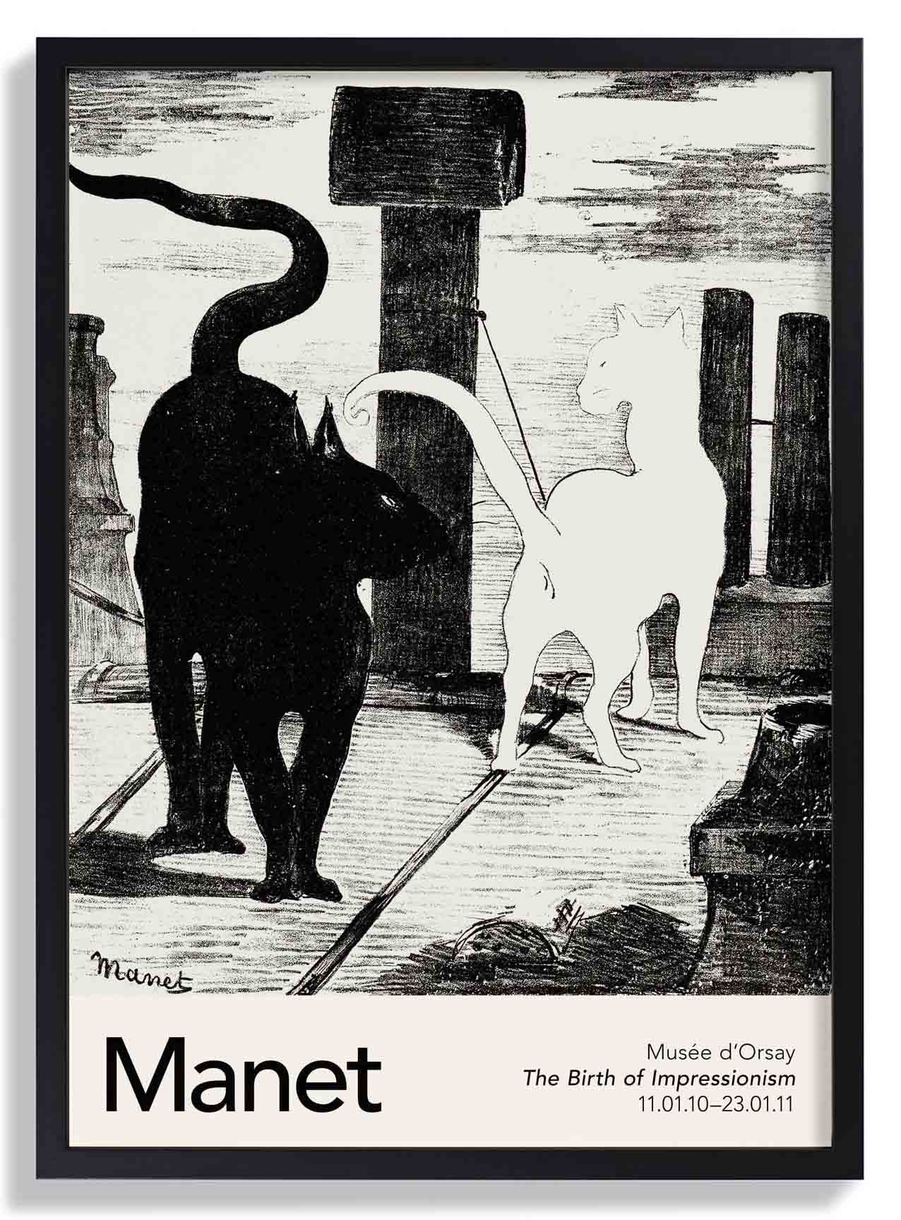 The Cats Rendezvous by Manet Exhibition