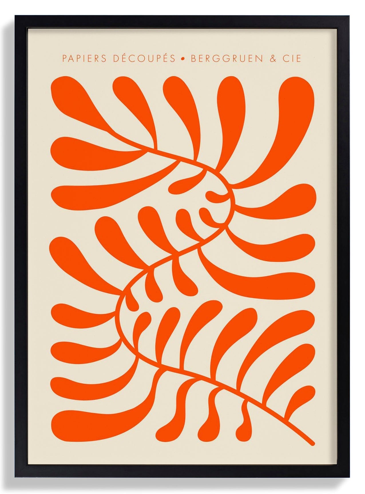 Orange Papiers Découpés Art Exhibition