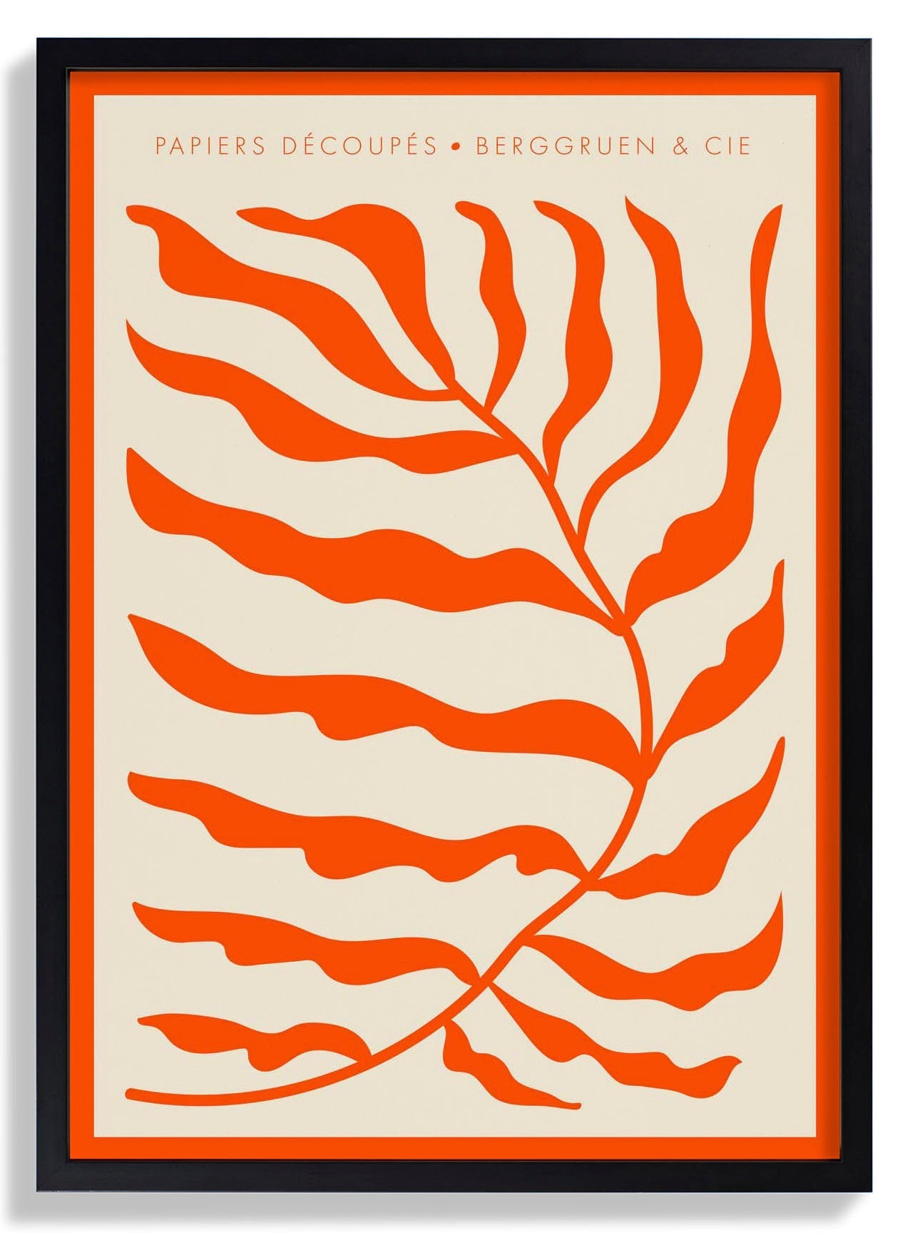 Orange Leafs Papiers Découpés Art Exhibition