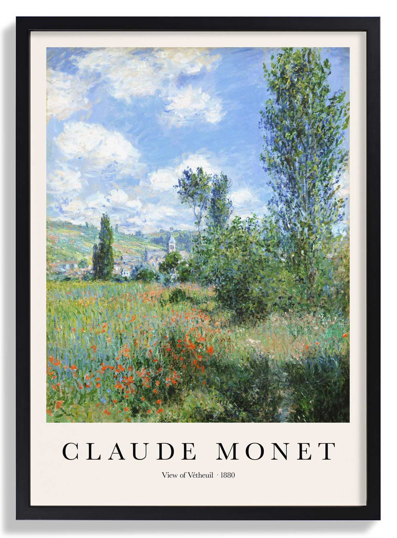 View of Vétheuil by Claude Monet