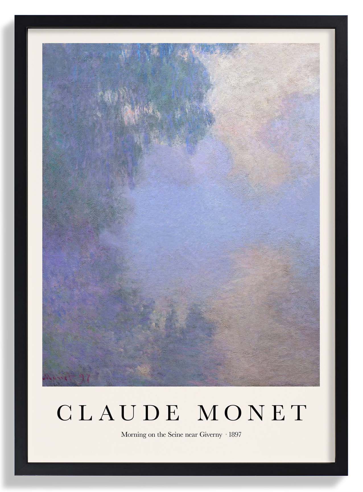 Morning on the Seine near Giverny by Claude Monet