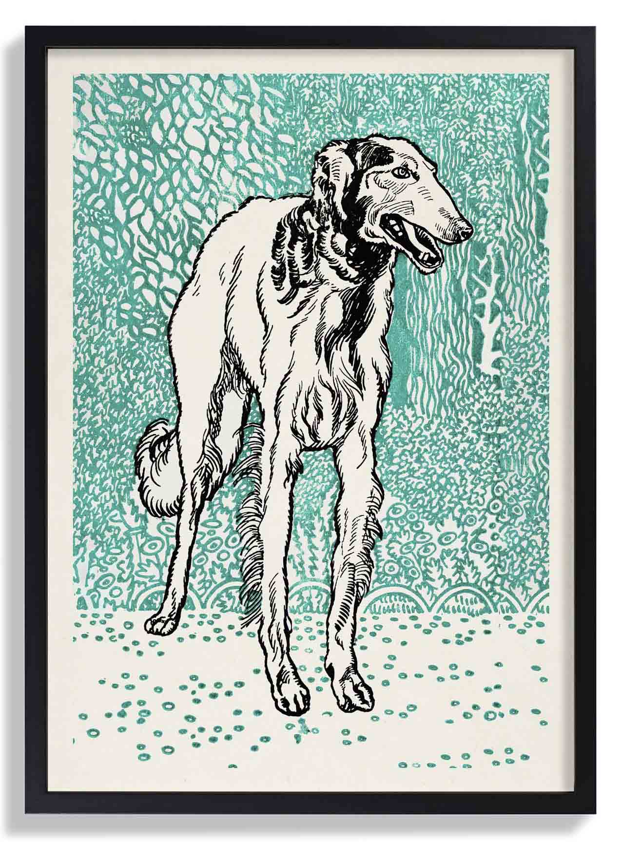 Windhund Nr. 3 von Moritz Jung