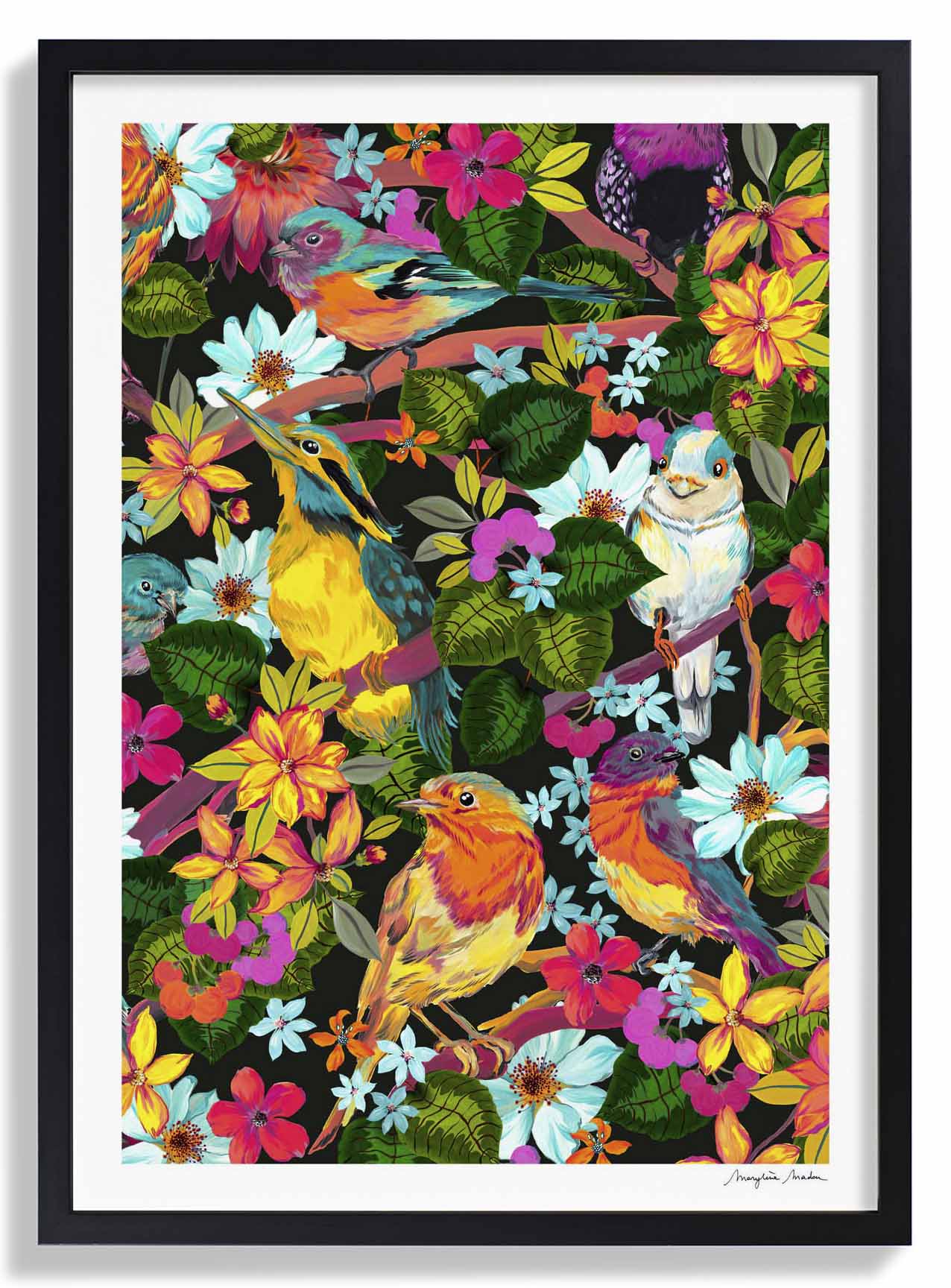 Forest Birds VERTICAL by MARYLENE MADOU