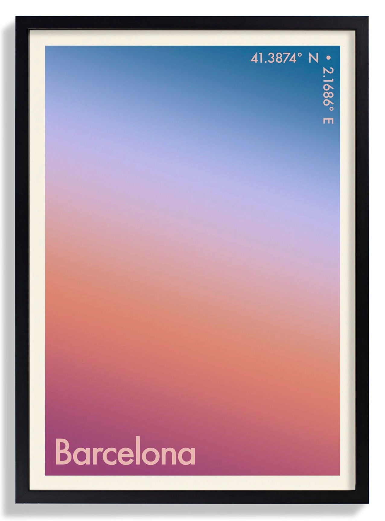 Barcelona Sunset City