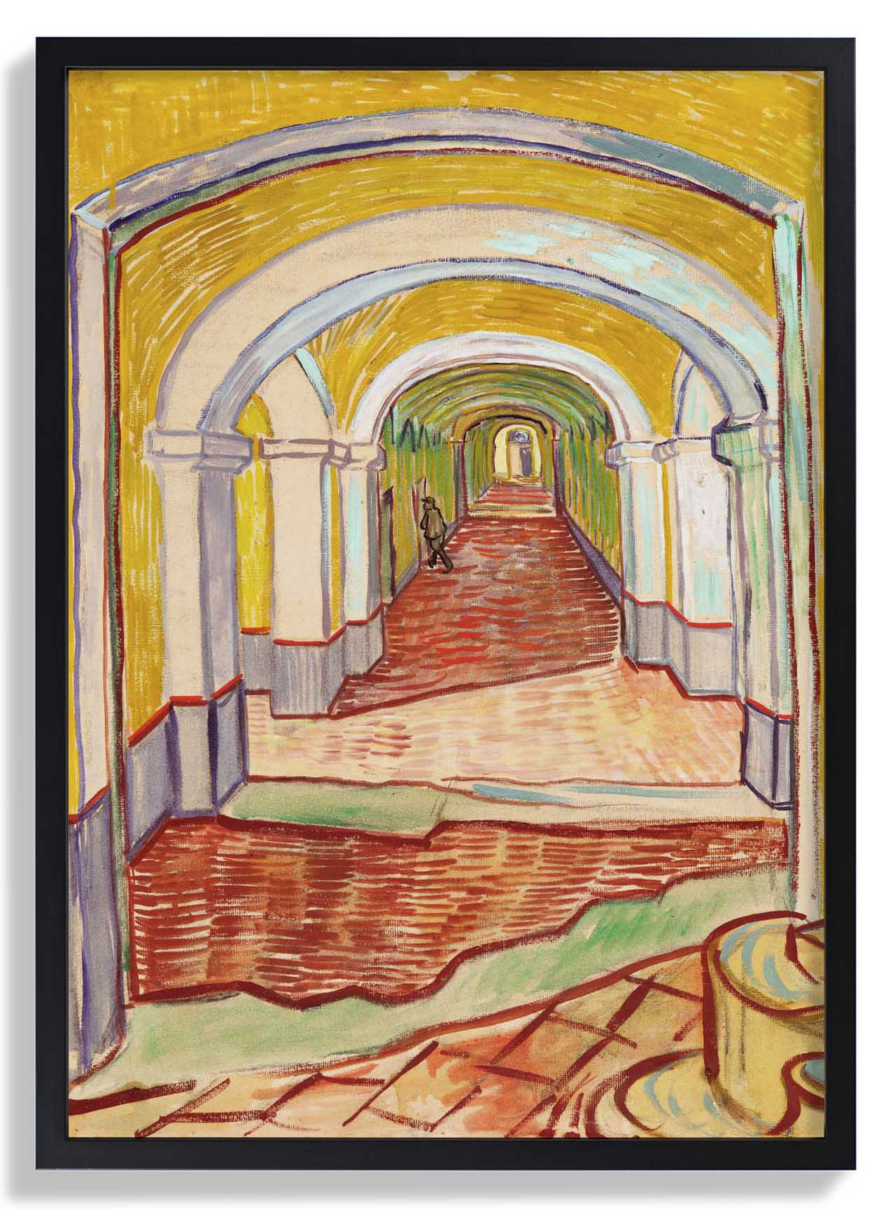 Korridor im Irrenhaus von Van Gogh