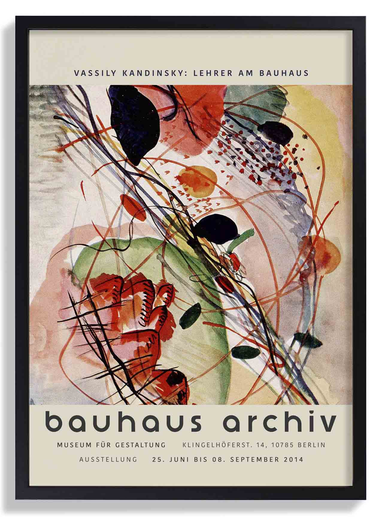 Aquarell Print by Wassily Kandinsky Exhibition