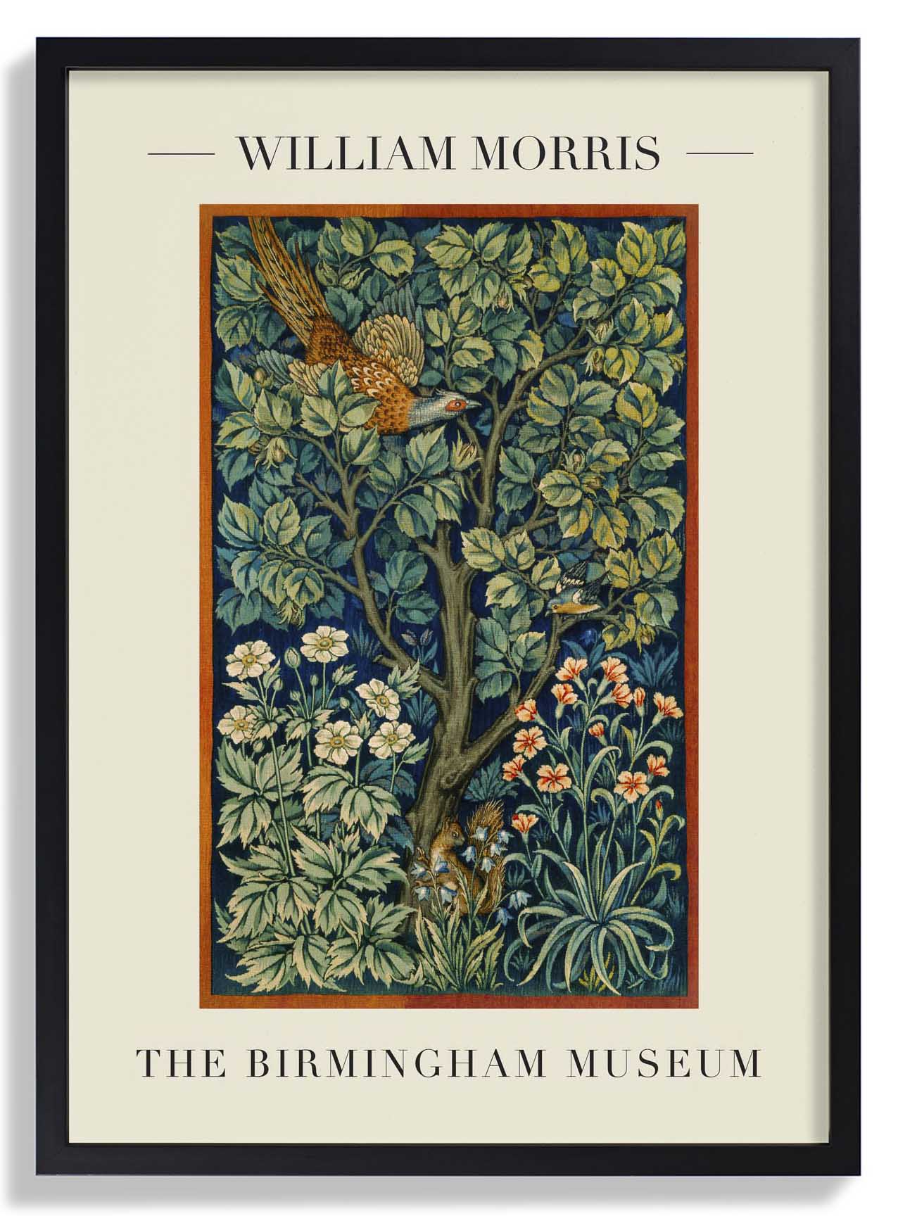 William Morris Peacock Pheasant Art Exhibition