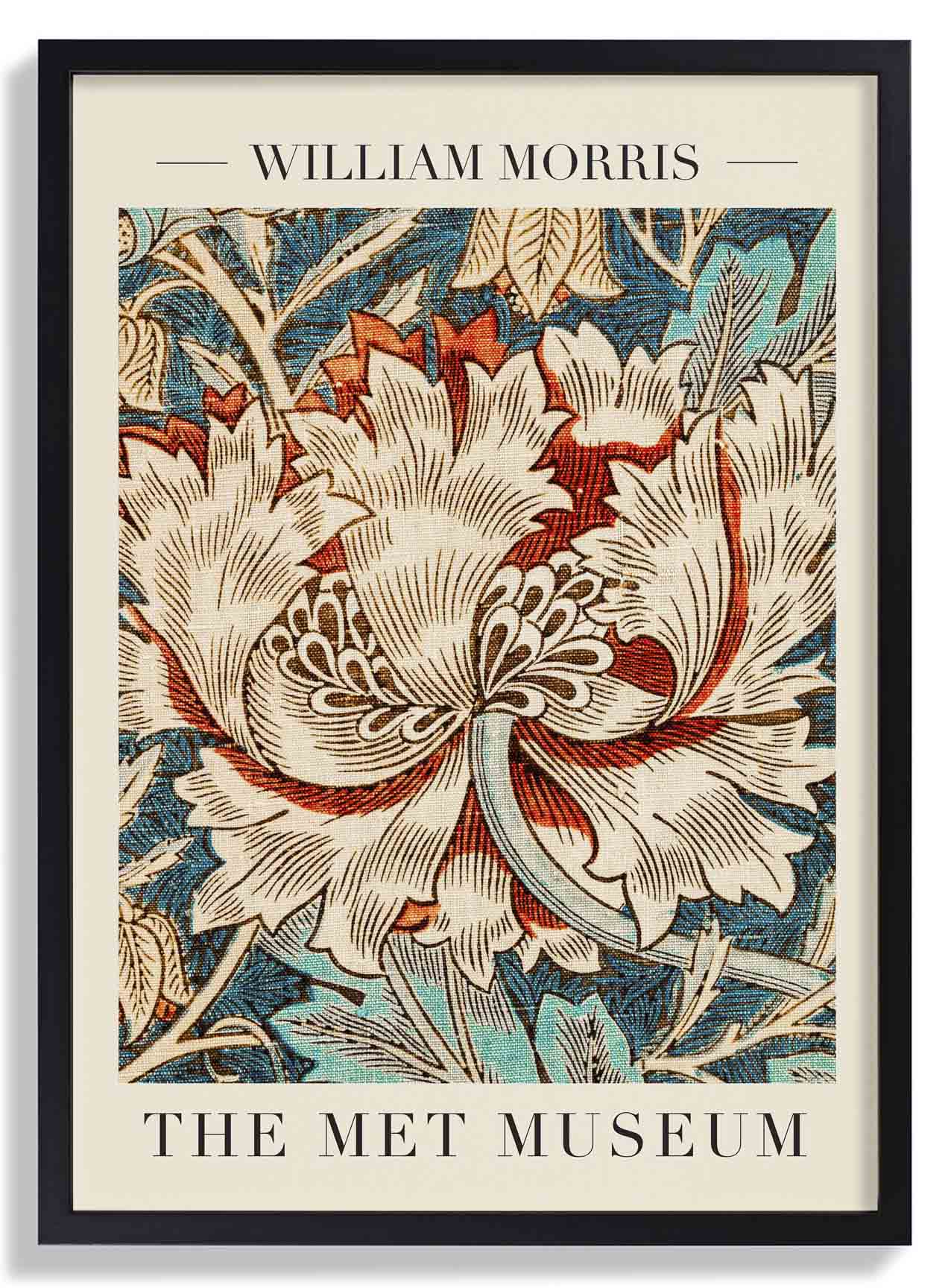 William Morris Honeysuckle Pattern III Art Exhibition