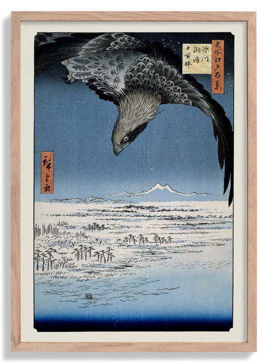 Die Jumantsubo-Ebene in Susaki bei Fukagawa von Hiroshige