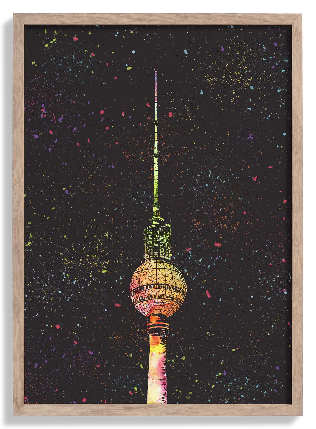 Berlin Splat TV Tower by Kaitlyn Parker