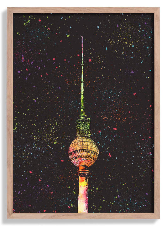 Berlin Splat TV Tower by Kaitlyn Parker