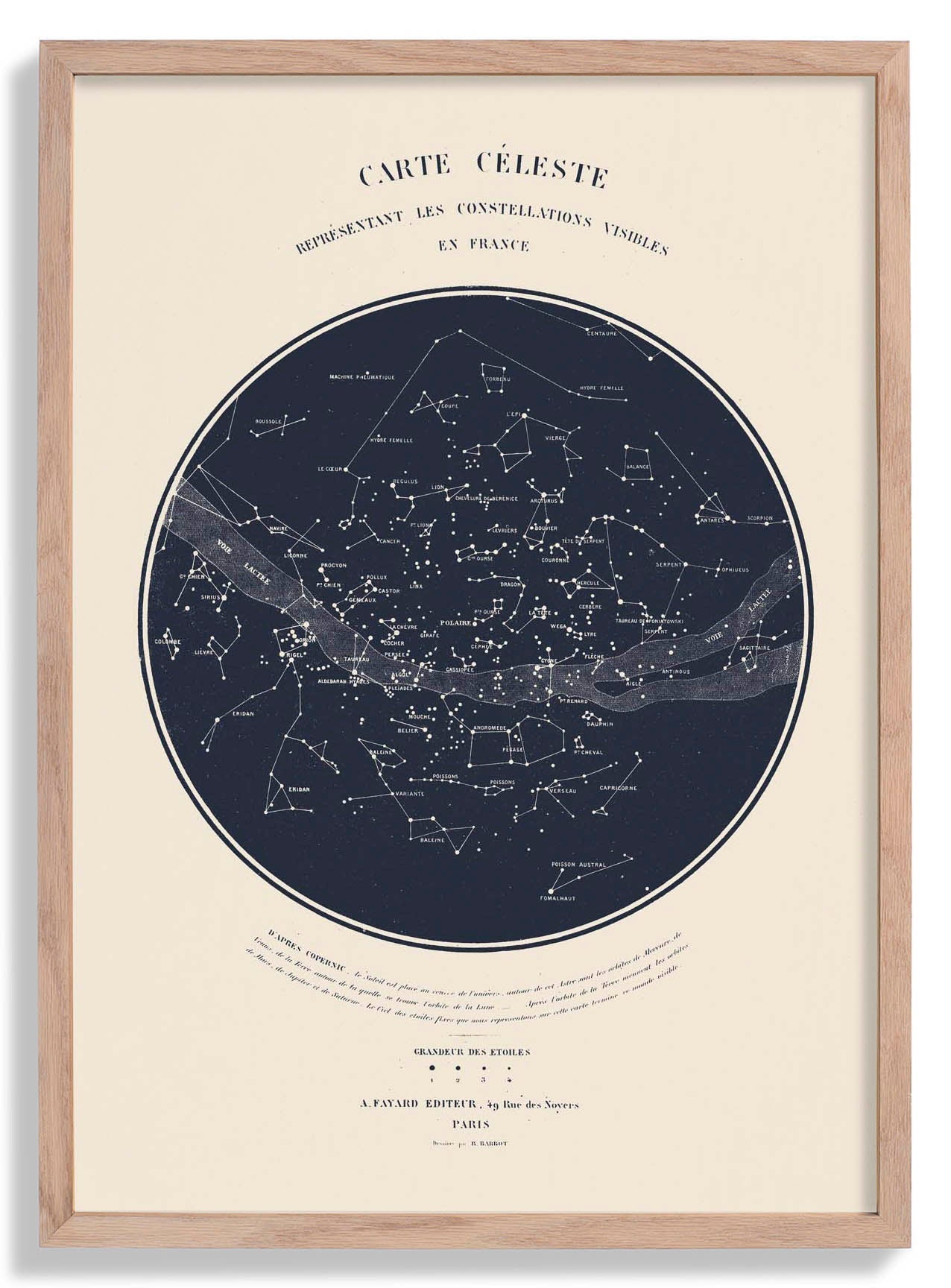 Carte Celeste Art Print by Aster