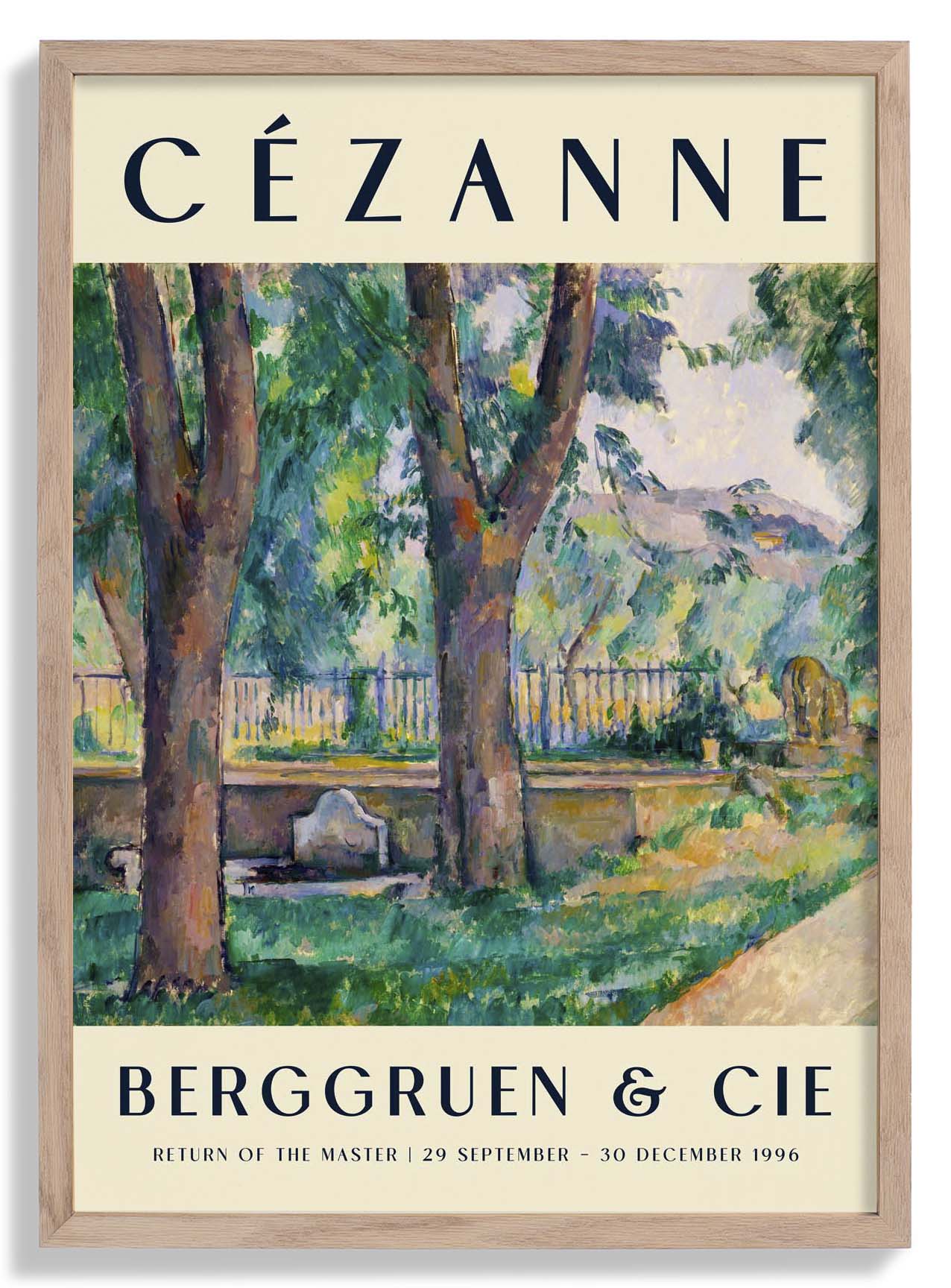 The Pool Art Exhibition Poster By Paul Cézanne