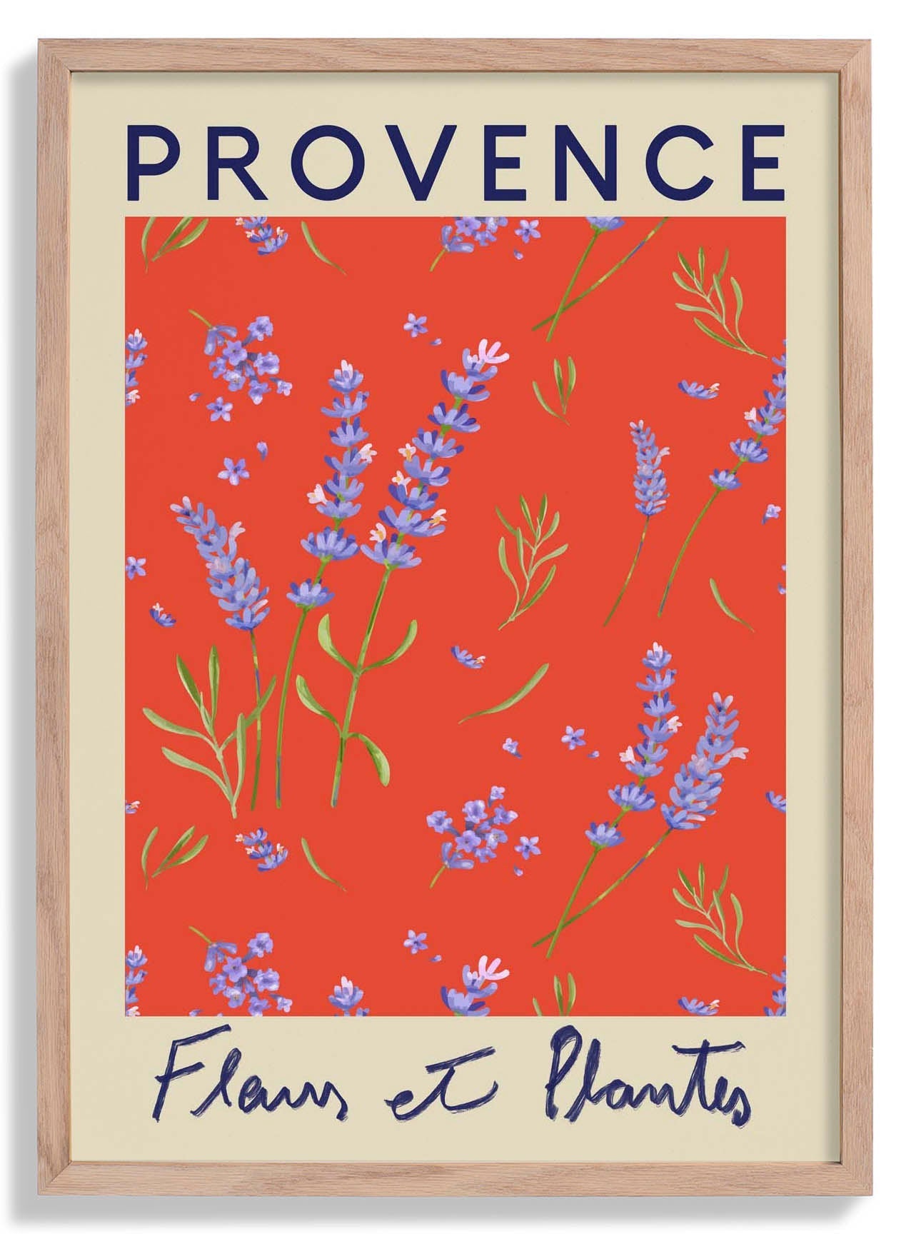 Provence Flower Market Poster
