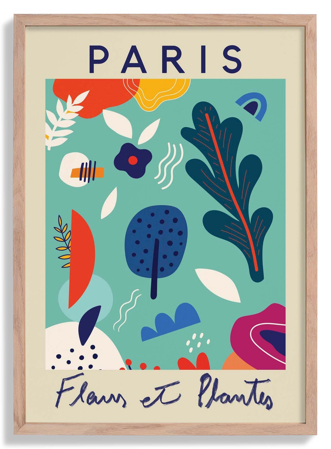 Paris Flower Market Poster
