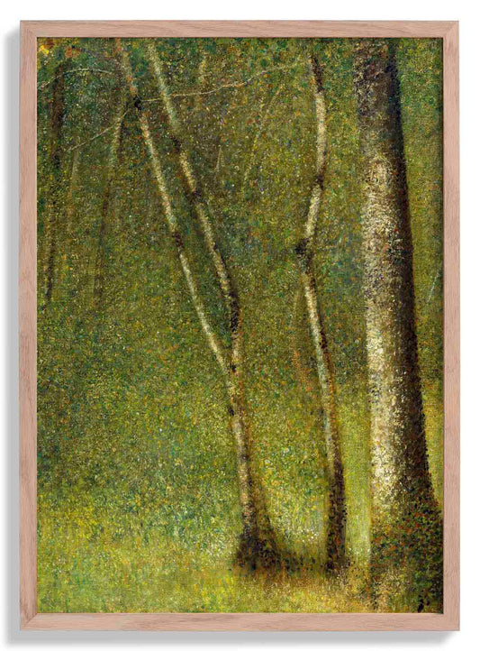 The Forest at Pontaubert by Georges Seurat