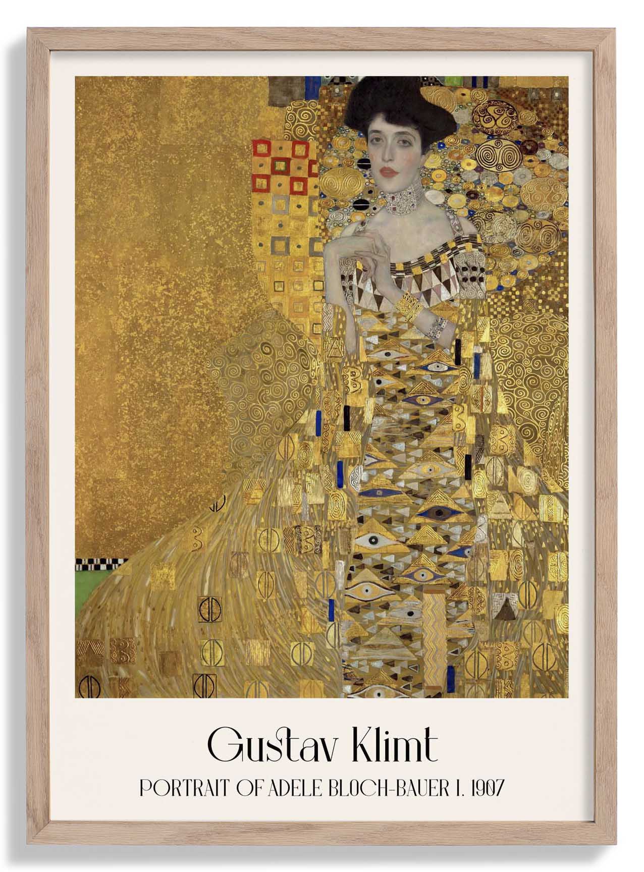 Portrait of Adele Bloch Bauer I by Gustav Klimt