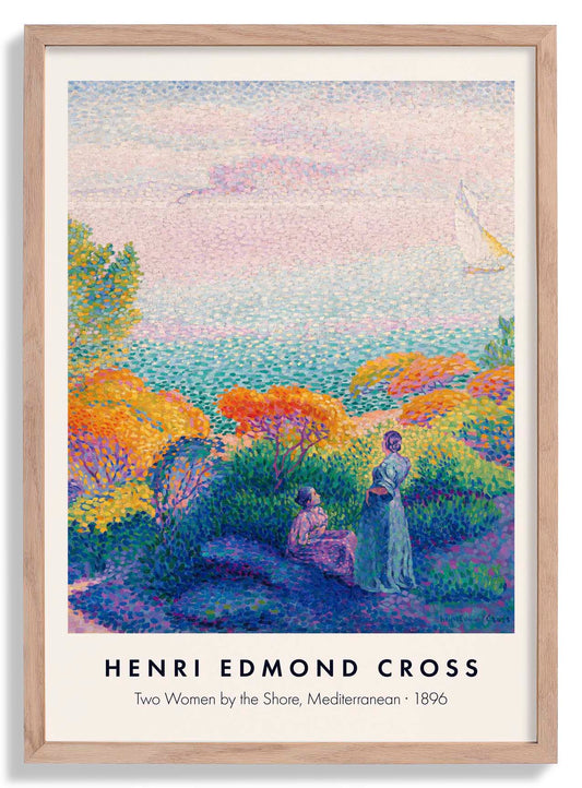 Two Women by the Shore by Henri Edmond Cross