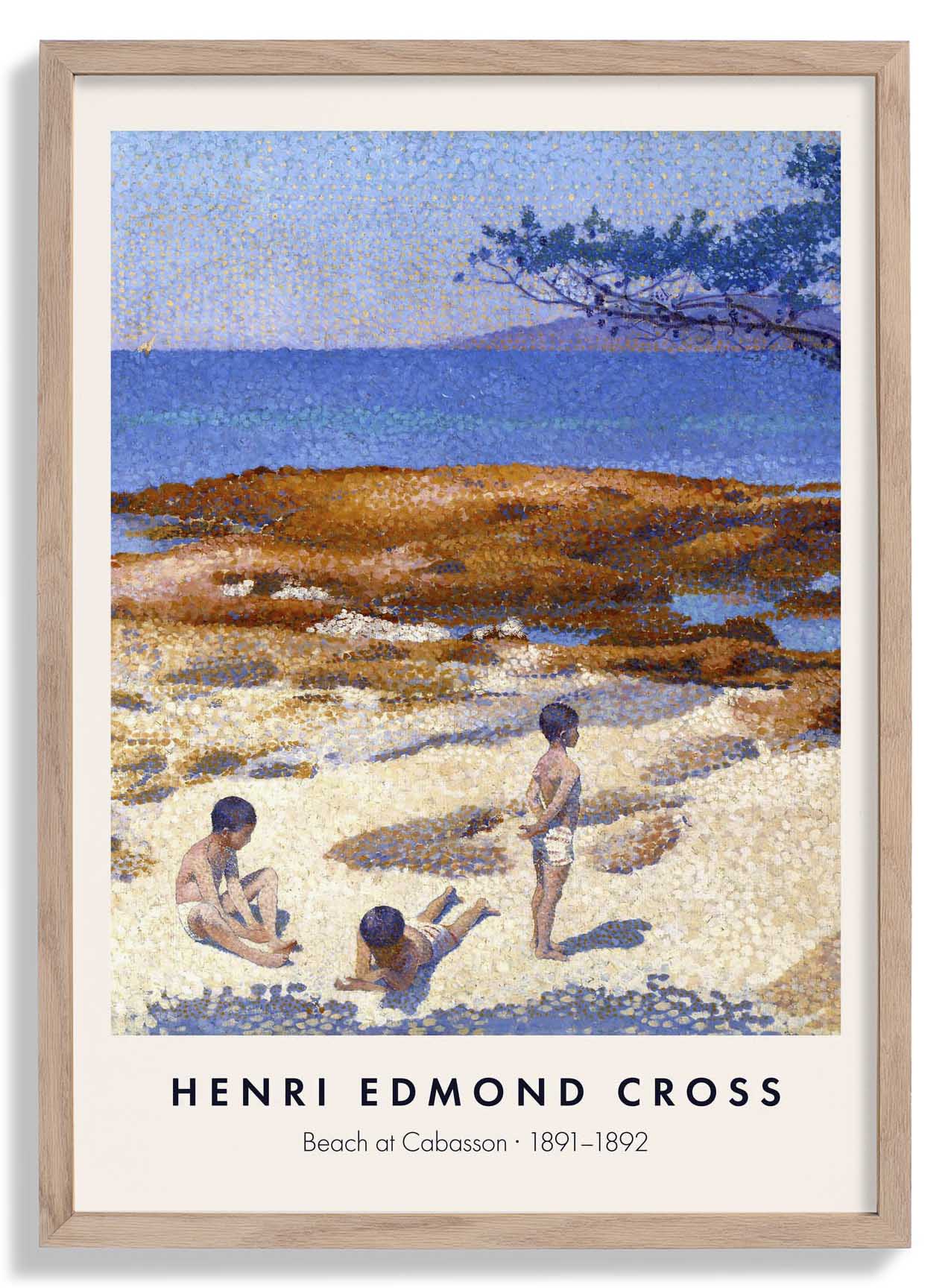 Beach at Cabasson by Henri Edmond Cross