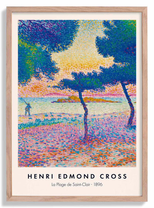 La Plage de Saint Clair von Henri Edmond Cross