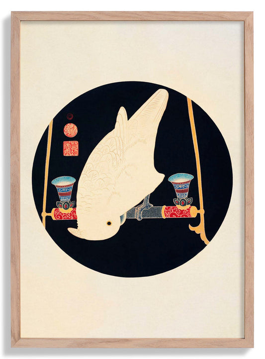 The White Macaw by Ito Jakuchu