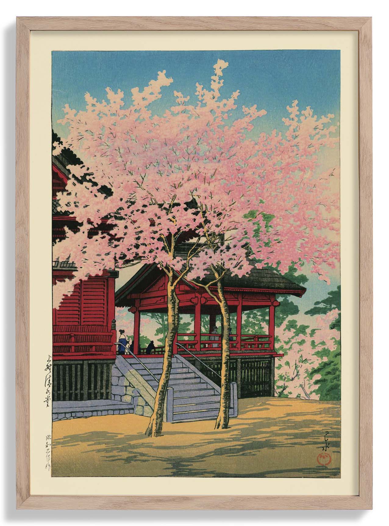 Kiyomizu Halle, Ueno von Hasui