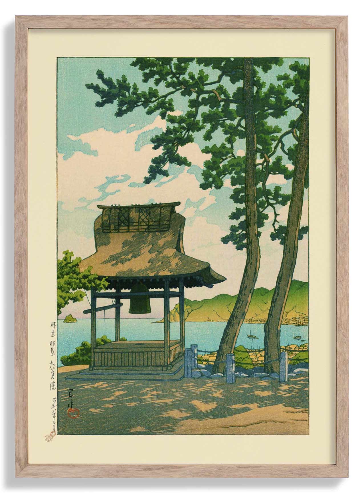 Shogetsuin Temple, Ito Art Print by Hasui